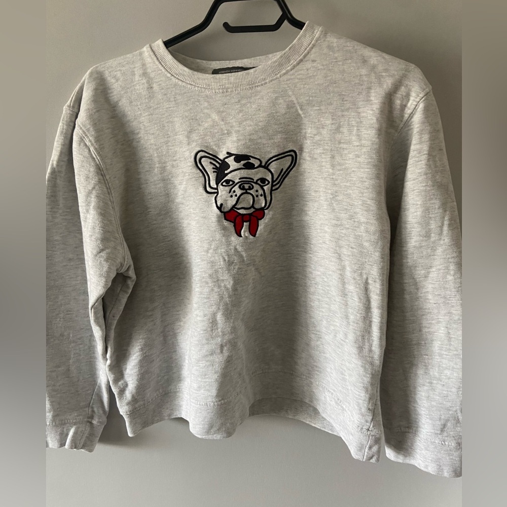 French Connection Sweatshirt with bulldog